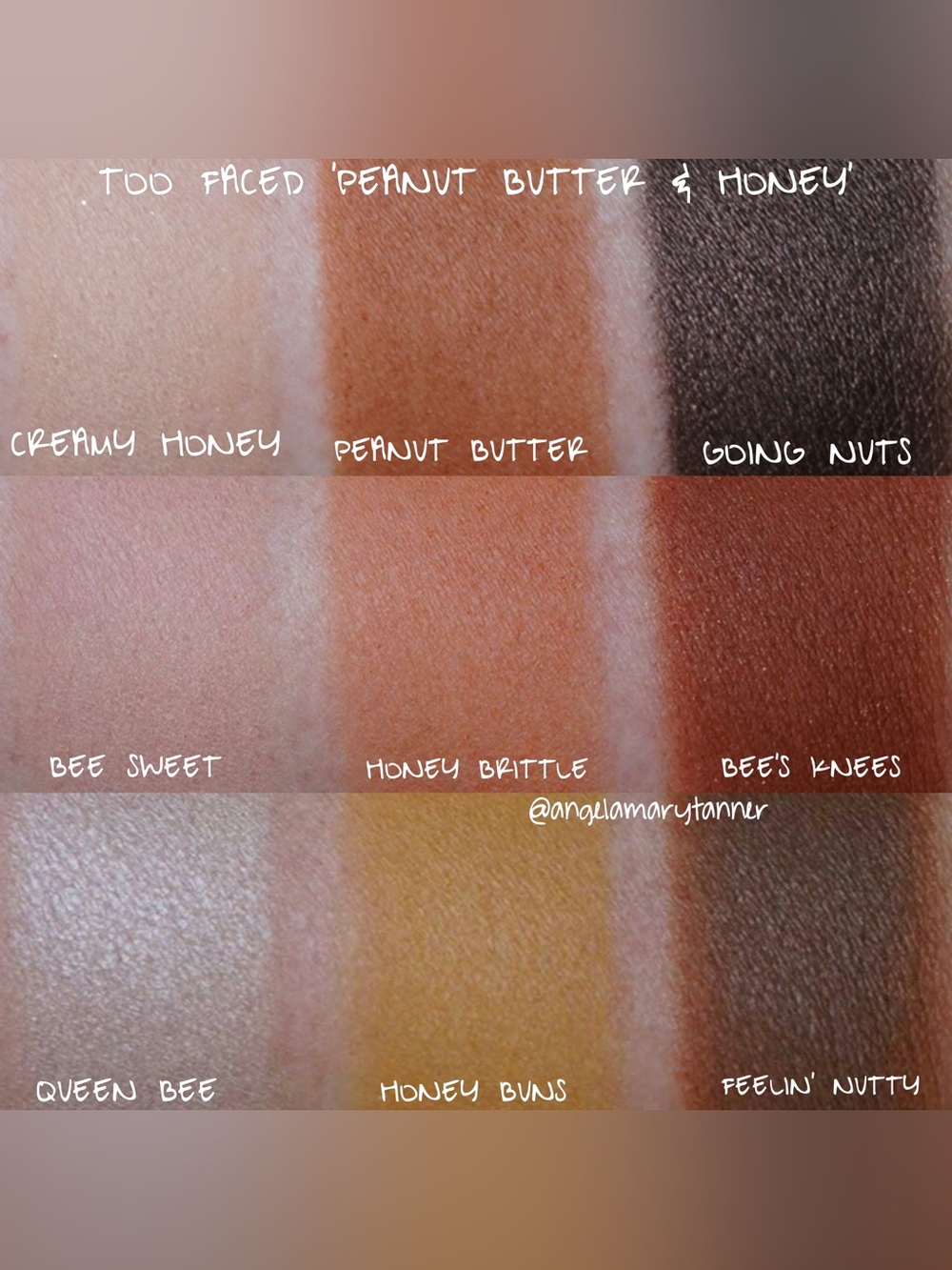 NIB Too Faced Peanut Butter and Honey Eyeshadow Palette - Picture 5 of 16